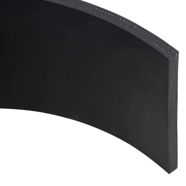 Clearance Gummikant til sneplov - Støjsvag og holdbar | Størrelse: 80x15x1 cm | Farve: Sort Snerydning