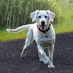 Haveduge^Gummimåtte til barkflis, 244x56 cm, Sort, Genbrugsgummi