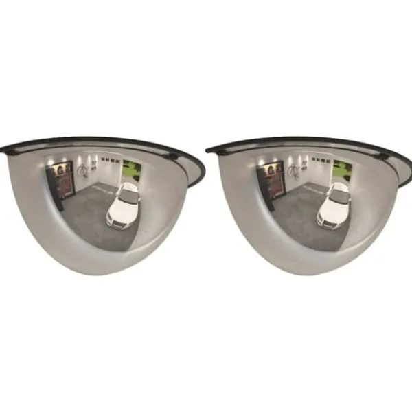 Sikkerhedsspejle^Halve kuppelspejle 2 stk. Ø30 cm akryl - Trafikspejl - Trafikspejle - Home & Living