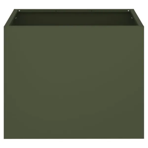 Krukker & Plantebeholdere^Have Blomsterkrukke i Olivengrøn - Industrielt Design | Størrelse: 50x32x40 cm
