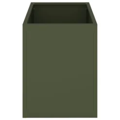 Krukker & Plantebeholdere^Have Blomsterkrukke i Olivengrøn - Industrielt Design | Størrelse: 50x32x40 cm