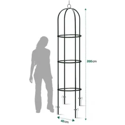 New Have pergolasøjle 200 cm Plonos PL-992 Buer, Spalier, Lysthuse Uden Tag