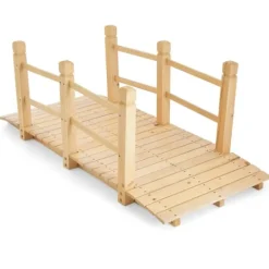 Hot Havebro, 150x67.5x54.5 cm, Naturtræ Havebroer