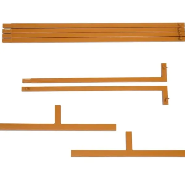Discount Havebue til bryllup, firkantet metalbue med baser, 6,6 × 4,9 ft, gul, størrelse M Buer, Spalier, Lysthuse Uden Tag