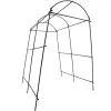 Outlet Havebue Trellis, Holdbar Stål Konstruktion, Understøtter Klatreplanter,sort Krukker & Plantebeholdere