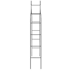 Clearance Havebuer 2 stk. - Romantisk havebue i pulverlakeret stål | Størrelse: 120x38x260 cm | Farve: Sort Buer, Spalier, Lysthuse Uden Tag