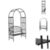 Outlet Havebuer, espalierer & pergolaer - Living rosenbue med bænk Buer, Spalier, Lysthuse Uden Tag