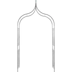 Buer, Spalier, Lysthuse Uden Tag^Havebuer, espalierer & pergolaer - Living havebue med spydspidsdesign mørkegrøn
