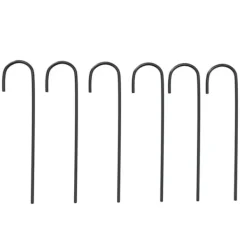 Buer, Spalier, Lysthuse Uden Tag^Havebuer, espalierer & pergolaer - Living havebue Ø180x255 cm stål sort