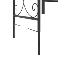Buer, Spalier, Lysthuse Uden Tag^Havebuer, espalierer & pergolaer - Living havebue med låge 108x45x235 cm stål sort