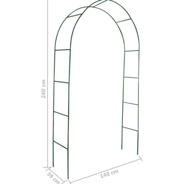 Buer, Spalier, Lysthuse Uden Tag^Havebuer, espalierer & pergolaer - Living rosenbue 2 stk. til klatreplanter