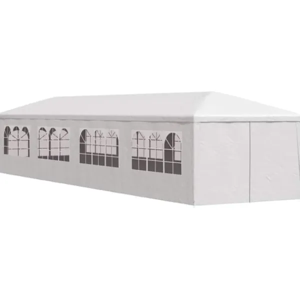 Sale Havefesttelt 3x12 m - Hvid UV-resistent og vandafvisende | Størrelse: 3 x 12 m Telte & Lysthuse