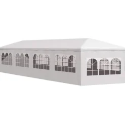 Sale Havefesttelt 3x12 m - Hvid UV-resistent og vandafvisende | Størrelse: 3 x 12 m Telte & Lysthuse