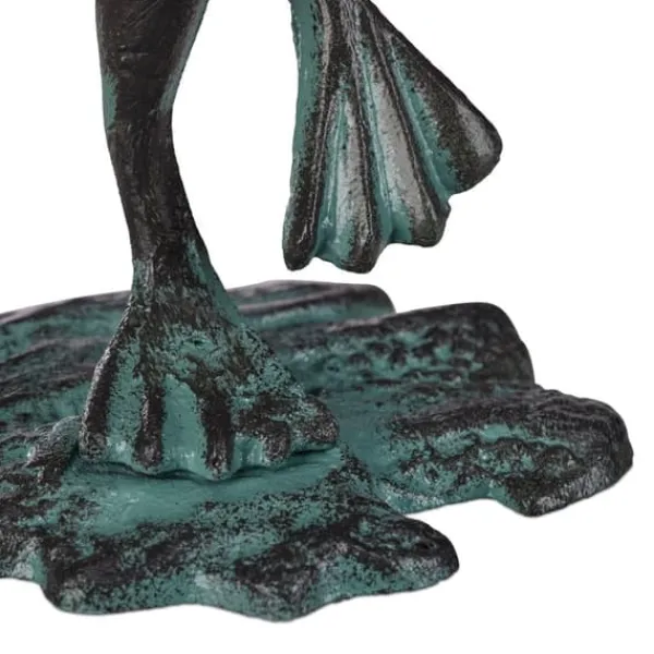 Discount Havefigur, Frø, 30x22x10 cm, Grøn Havedekorationer