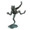 Havedekorationer^Havefigur, Frøfigur, 30x22x10 cm, Grøn