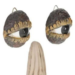 Sale Havefigur, Hviskende Træansigt, Polyresin, Beige Havedekorationer