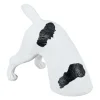 Discount Havefigur, 23x28x17 cm, Hvid, Sort Havedekorationer