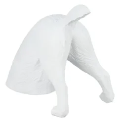 Discount Havefigur, 23x28x17 cm, Hvid, Sort Havedekorationer
