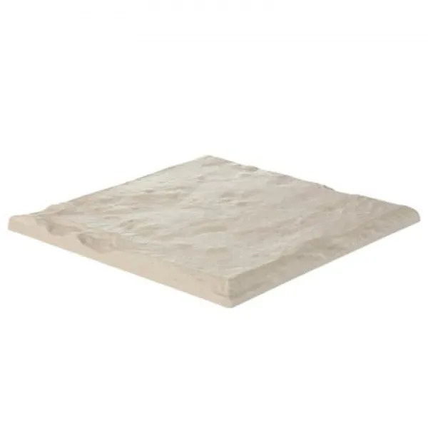 Havedekorationer^Havefliser, 39,5x39,5x2,6 cm, Beige, Plast