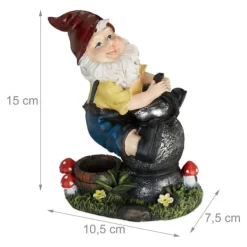 Clearance Havegnom, 15x7,5x10,5 cm, Flerfarvet Havedekorationer