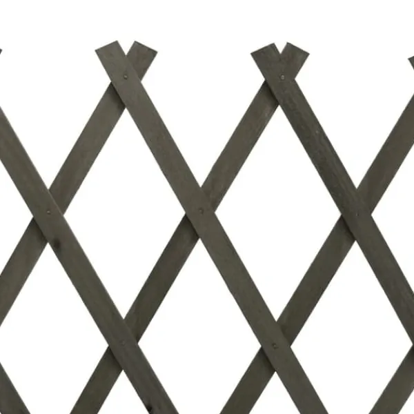 Buer, Spalier, Lysthuse Uden Tag^Havehegn - Living espalier til haven 120x60 cm massivt fyrretræ grå