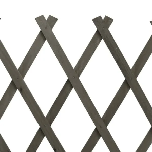 Buer, Spalier, Lysthuse Uden Tag^Havehegn - Living espalier til haven 150x80 cm massivt fyrretræ grå
