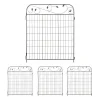 Buer, Spalier, Lysthuse Uden Tag^Havehegn, 140x94x1 cm, Sort