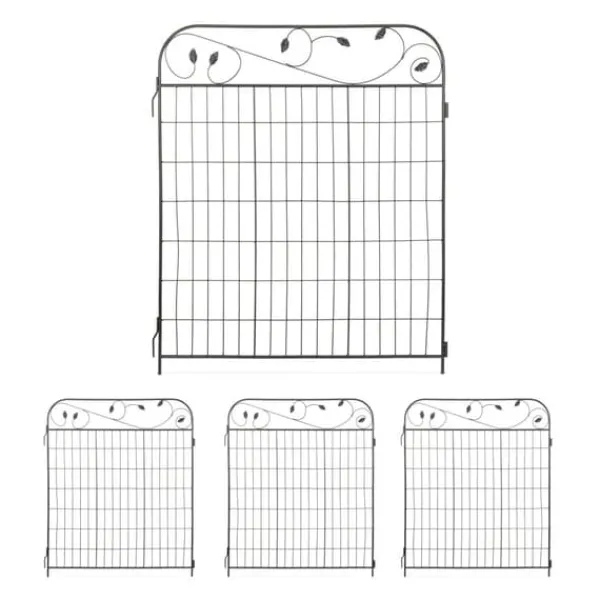 Buer, Spalier, Lysthuse Uden Tag^Havehegn, 140x94x1 cm, Sort