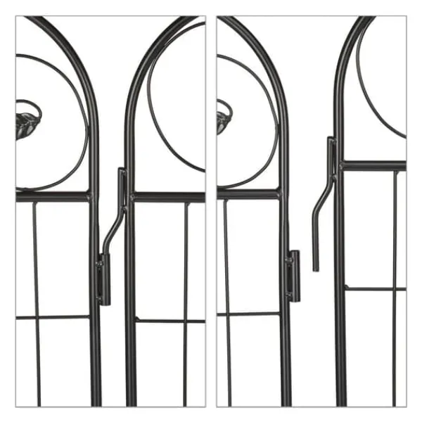 Buer, Spalier, Lysthuse Uden Tag^Havehegn, 140x94x1 cm, Sort