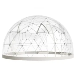 Online Havekuppel til haven, 360x220 cm, Hvid, PVC Telte & Lysthuse