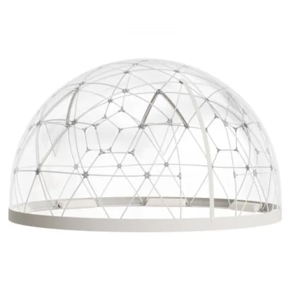 Online Havekuppel til haven, 360x220 cm, Hvid, PVC Telte & Lysthuse