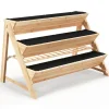 Clearance Havemodul, 46x30x32 cm, Natur Plantningsbænke