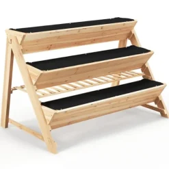 Clearance Havemodul, 46x30x32 cm, Natur Plantningsbænke