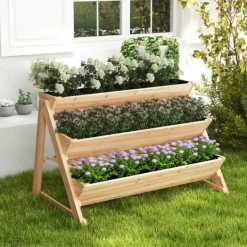 Clearance Havemodul, 46x30x32 cm, Natur Plantningsbænke