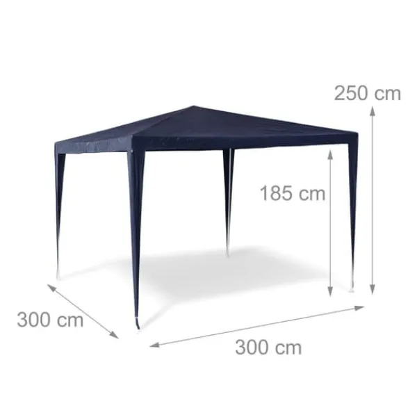 Telte & Lysthuse^Havepavillon, 2,5 x 3 x 3 m, blå