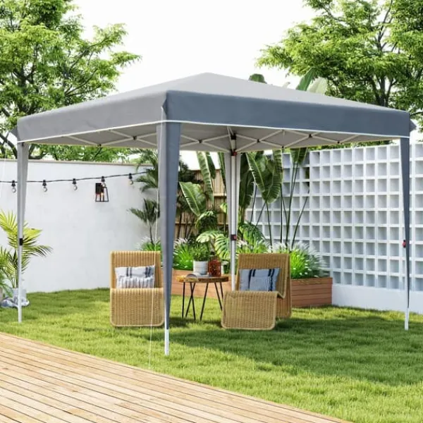 Clearance Havepavillon Kane 3 × 3 m, lysegrå Telte & Lysthuse
