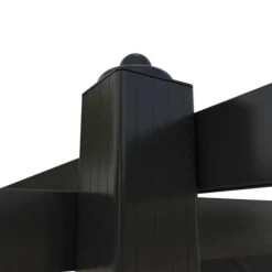 Discount Havepavillon med sammenrulleligt tag - Uderum skygge | Farve: Antracitgrå | Størrelse: 3x3 m Buer, Spalier, Lysthuse Uden Tag