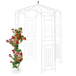 Buer, Spalier, Lysthuse Uden Tag^Havepavillon, Metal, 250x160x160 cm