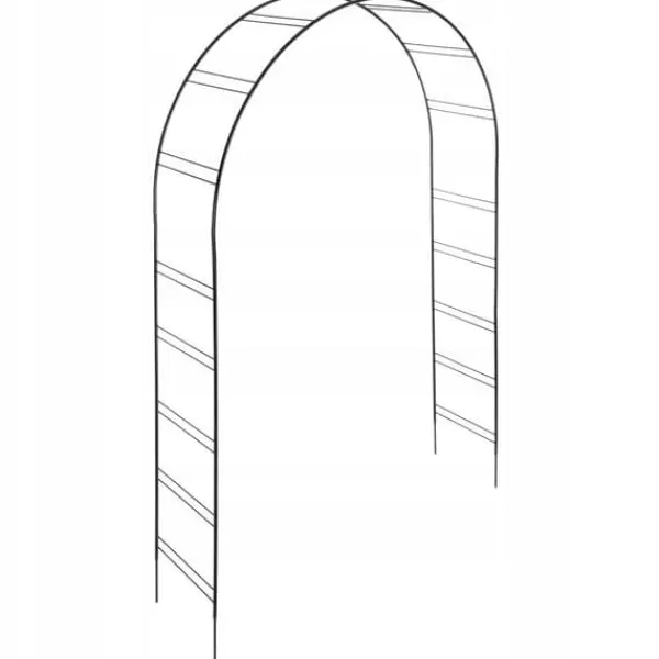 Hot Havepergola, Metalstruktur, Støtter Klatreplanter,sort Buer, Spalier, Lysthuse Uden Tag