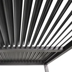 Clearance HAVEPergola 3x4m justerbart lameltag ANTRACIT terrasse ALUMINIUM Buer, Spalier, Lysthuse Uden Tag