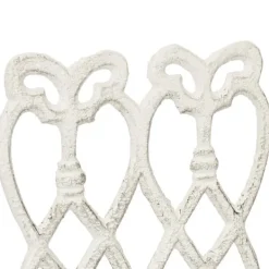 Outlet Havepæl, 25x14,5x1 cm, Hvid Havedekorationer