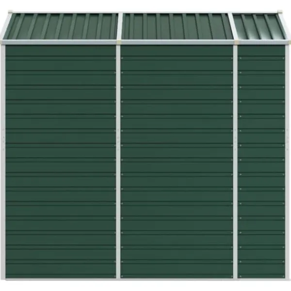 Skure, Garager & Carports^Haveskur i galvaniseret stål - Udendørs opbevaring | Farve: Grøn | Størrelse: 191x215x198 cm