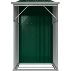 Online Haveskur i galvaniseret stål - Udendørs opbevaring | Farve: Grøn | Størrelse: 277x93x179 cm Skure, Garager & Carports