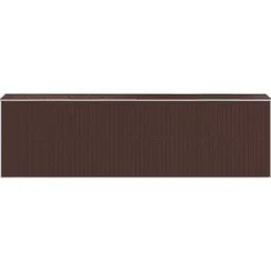 Skure, Garager & Carports^Haveskur i galvaniseret stål - Rummelig opbevaring | Farve: Mørkebrun | Størrelse: 192x689x223 cm