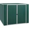 Online Haveskur i galvaniseret stål til opbevaring | L: 195 cm | B: 198 cm | H: 159 cm | Farve: Grøn Skure, Garager & Carports