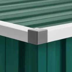 Online Haveskur i galvaniseret stål til opbevaring | L: 195 cm | B: 198 cm | H: 159 cm | Farve: Grøn Skure, Garager & Carports
