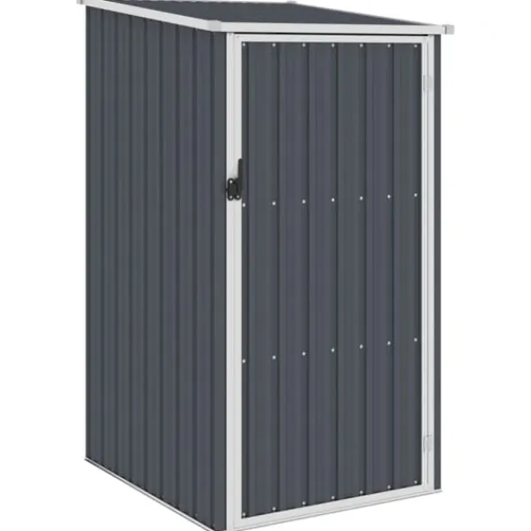 Skure, Garager & Carports^Haveskur i galvaniseret stål - Vejrbestandigt og holdbart | Størrelse: 87x98x159 cm | Farve: Antracitgrå