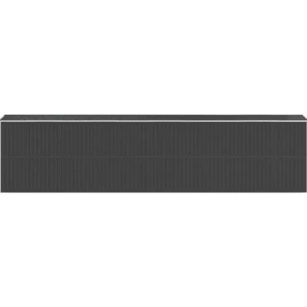 Online Haveskur i galvaniseret stål - Rummelig udendørs opbevaringsløsning | Størrelse: 192x85x223 cm | Farve: Antracitgrå Skure, Garager & Carports