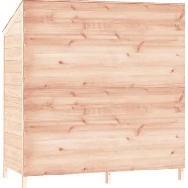 Skure, Garager & Carports^Haveskur i massivt grantræ - Opbevaring til haven | Størrelse: 102x52x112 cm