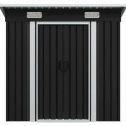 Best Haveskur i stål - Galvaniseret lagerskur med ventilationsåbninger | Farve: Antracitgrå Skure, Garager & Carports